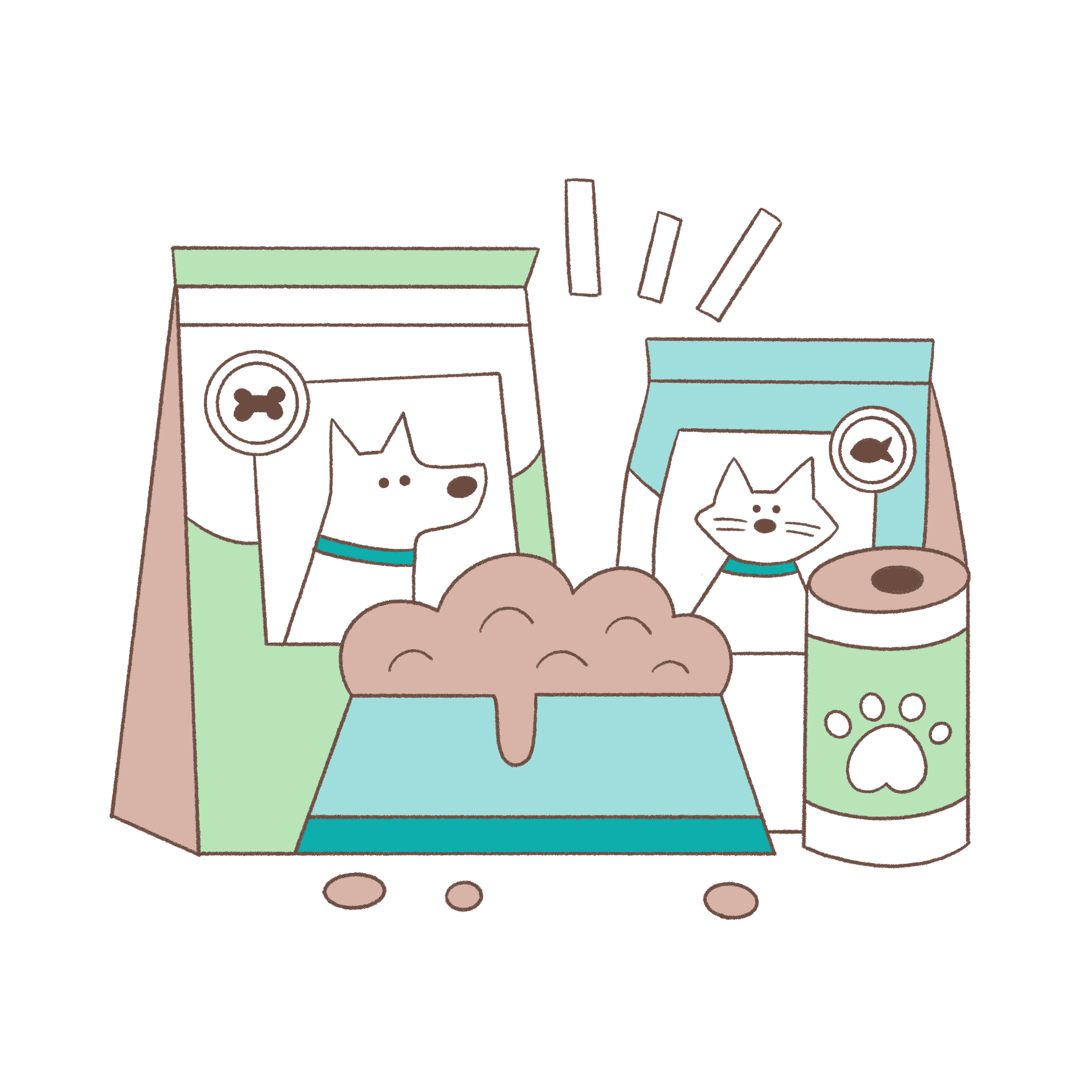 Dieta commerciale per cane e gatto