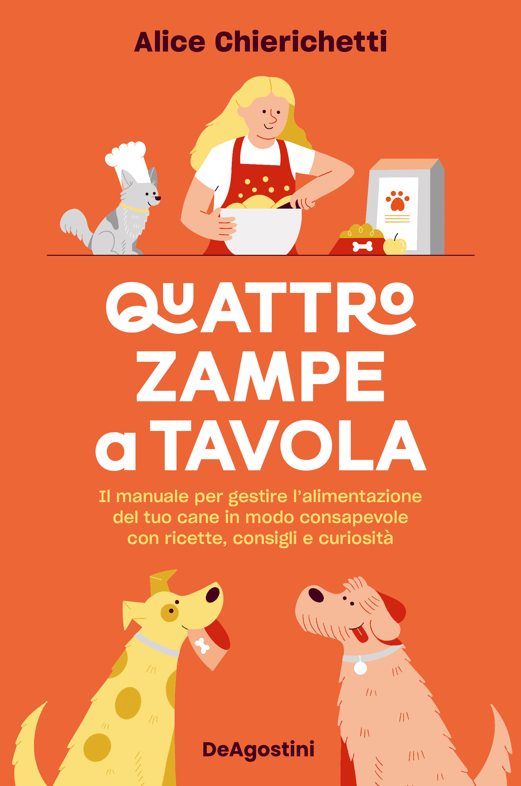 Quattro Zampe a Tavola - libro di Alice Chierichetti